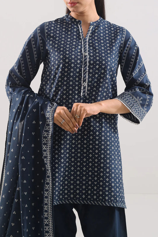 Printed Lawn Stitched 3 Piece