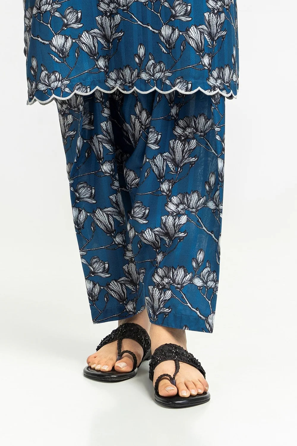 Textured Dobby Printed 2Pieces