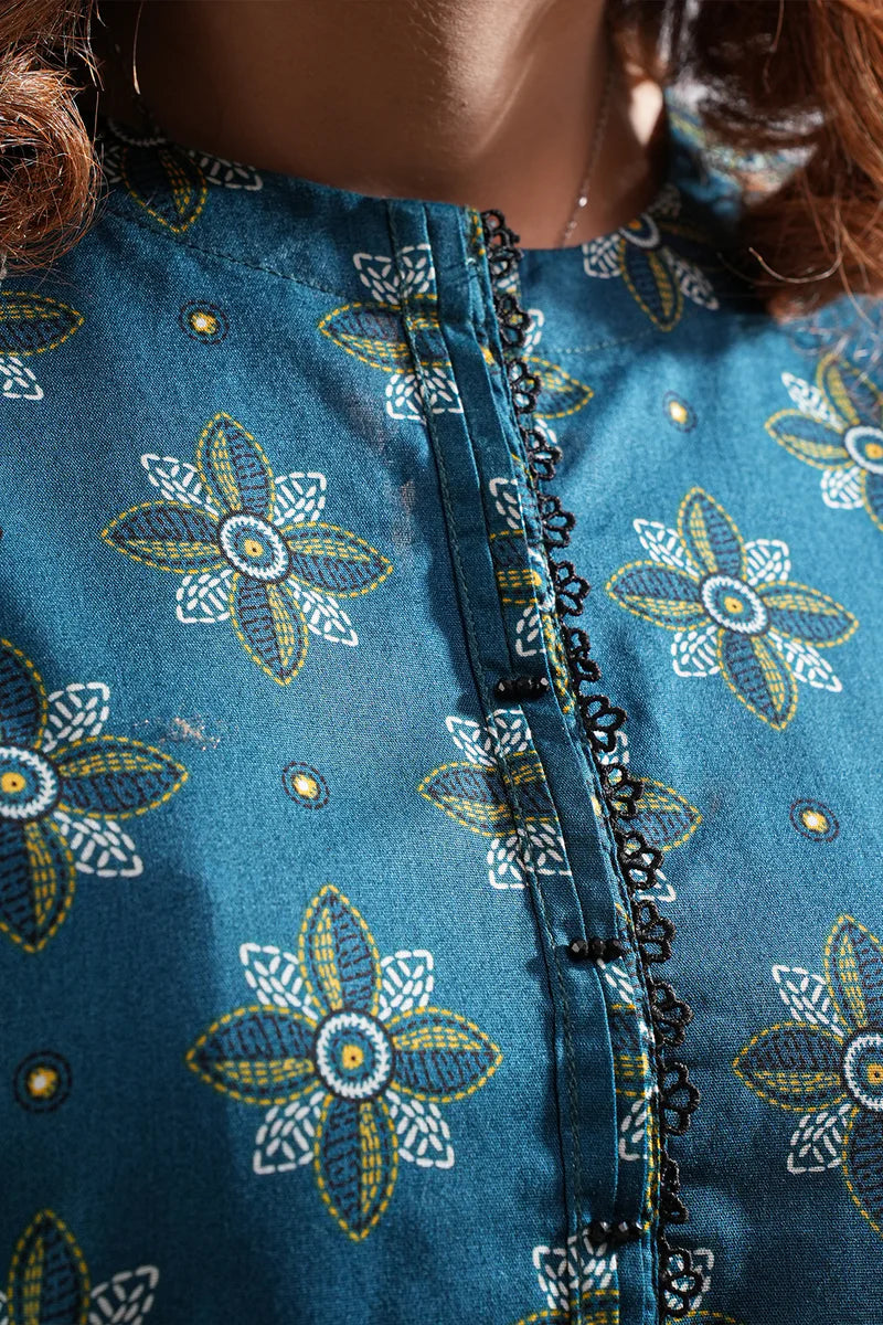 Printed Lawn Stitched 2 Piece (Shirt/Trouser)