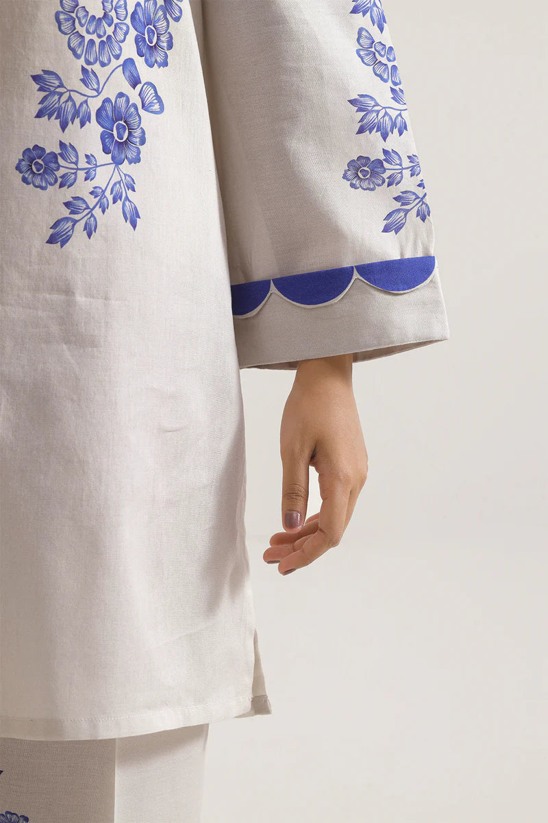 Printed Lawn Stitched 2 Piece (Shirt/Trouser)