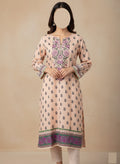 Zellbury Women’s Printed Embroidered Kurtie.