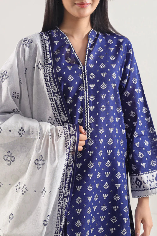 Printed Lawn Stitched 3 Piece