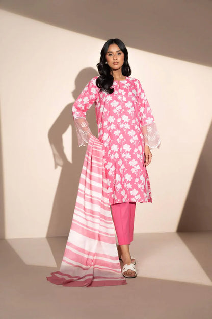 2 Pc Outfit - Shirt & Dupatta