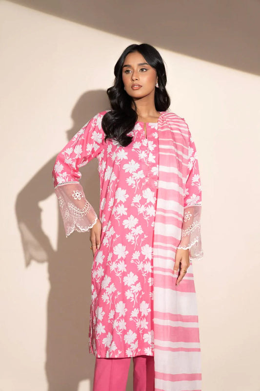 2 Pc Outfit - Shirt & Dupatta
