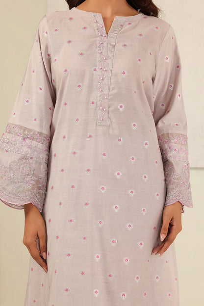 3PCS | Lawn | Embroidered Kurta Dupatta Trouser
