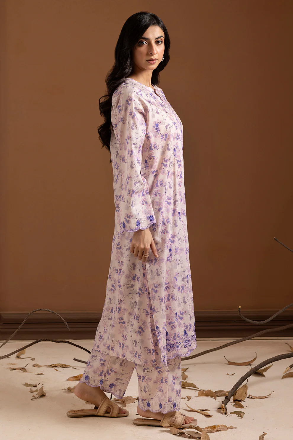 2PCS | Lawn | Embroidered Kurta Trouser