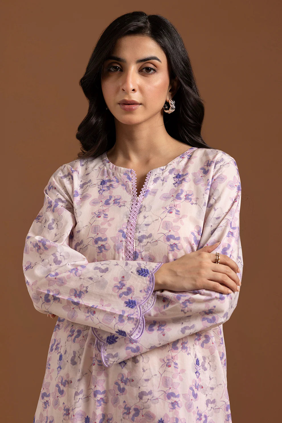 2PCS | Lawn | Embroidered Kurta Trouser