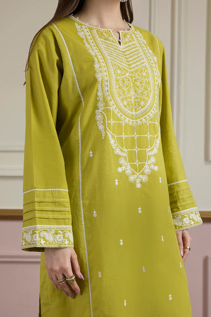3 Pcs | Textured Lawn Fabric | Embroidered Kurta Dupatta Trouser