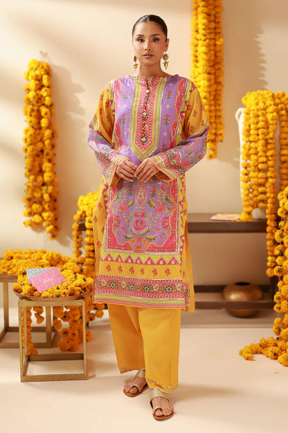 2PCS | cross slub fabric | Kurta Trouser