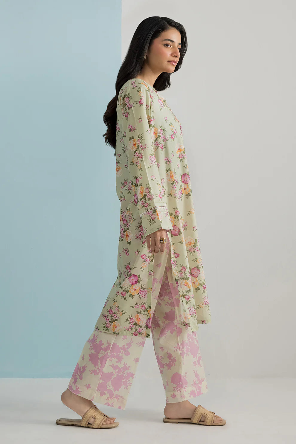 2PCS | Lawn | Kurta Trouser
