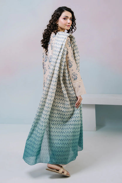 3PCS | Lawn |Kurta Dupatta Trouser