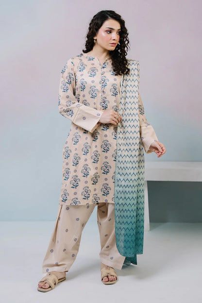 3PCS | Lawn |Kurta Dupatta Trouser