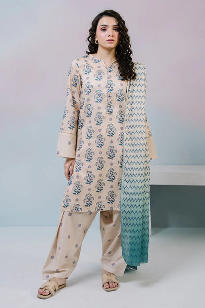 3PCS | Lawn |Kurta Dupatta Trouser