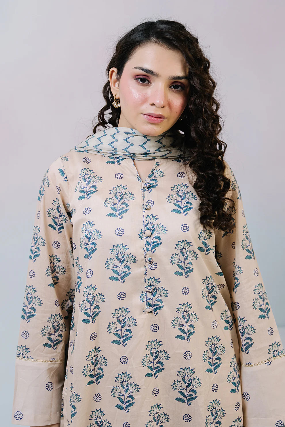3PCS | Lawn |Kurta Dupatta Trouser