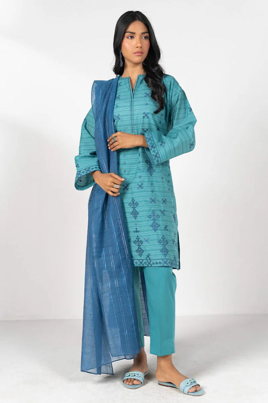 2 Pc Outfit - Shirt & Dupatta