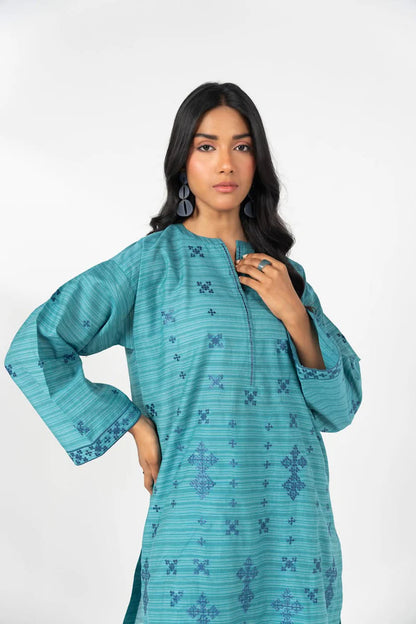 2 Pc Outfit - Shirt & Dupatta