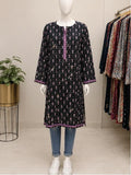 Zellbury | Black Printed | 1 Piece Shirt Only