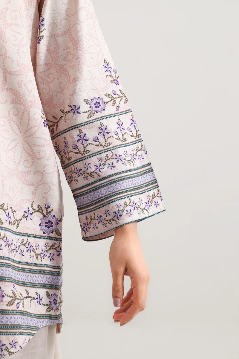 Printed Khaddar Stitched 2 Piece (Shirt/Trouser)