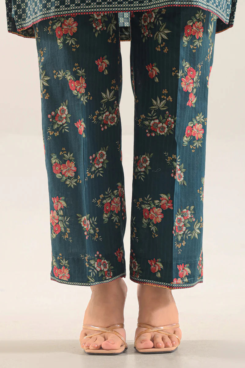 Printed Strip Lawn Stitched 2 Piece (Shirt/Trouser)