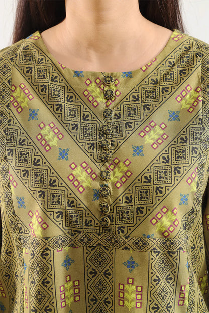 Printed Lawn Stitched 2 Piece (Shirt/Trouser)