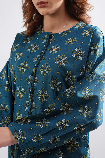 Printed Lawn Stitched 2 Piece (Shirt/Trouser)