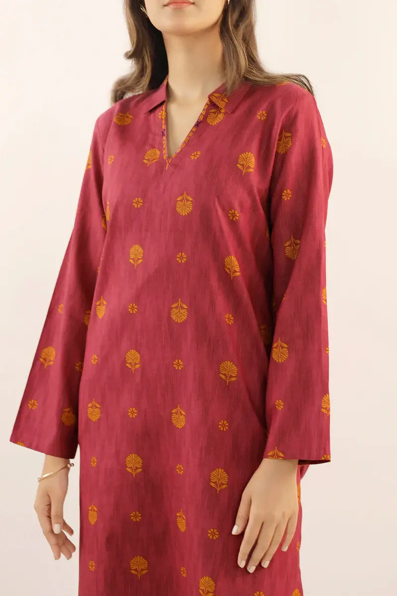 Printed Lawn Stitched 2 Piece (Shirt/Trouser).