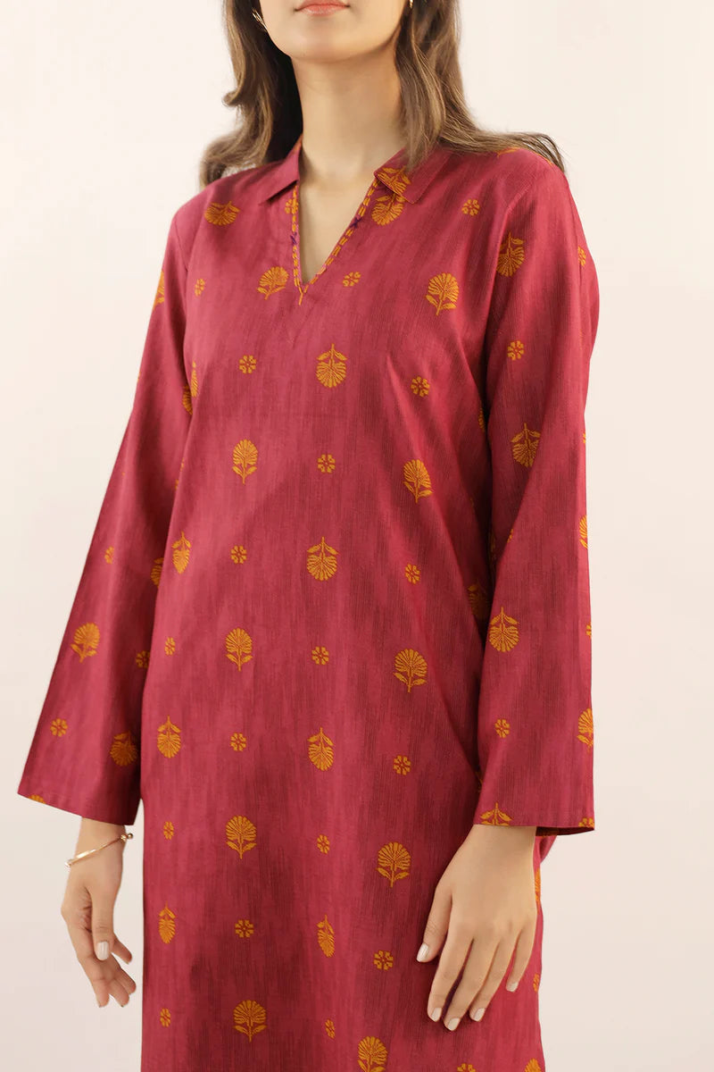 Printed Lawn Stitched 2 Piece (Shirt/Trouser)