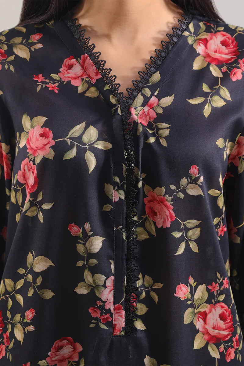 Printed Silk Touch Stitched 2 Piece (Shirt/Trouser)