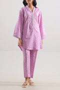 Printed Strip Lawn Stitched 2 Piece (Shirt/Trouser).