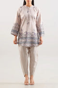 Printed Khaddar Stitched 2 Piece (Shirt/Trouser).