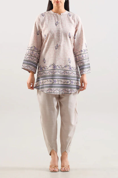 Printed Khaddar Stitched 2 Piece (Shirt/Trouser)