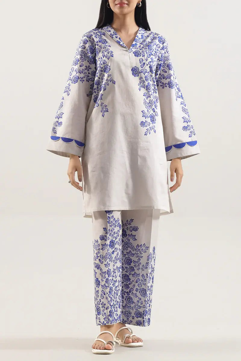 Printed Lawn Stitched 2 Piece (Shirt/Trouser).