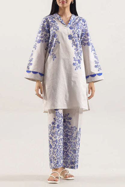 Printed Lawn Stitched 2 Piece (Shirt/Trouser)