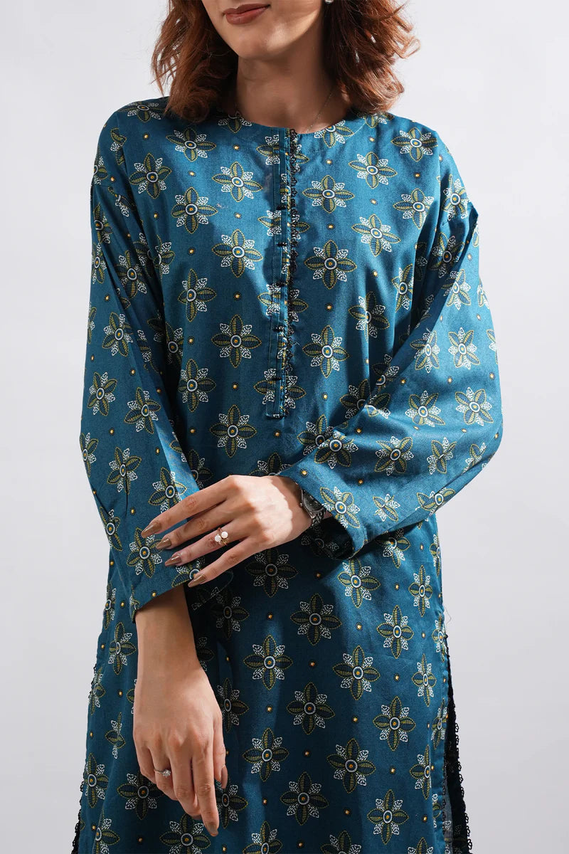 Printed Lawn Stitched 2 Piece (Shirt/Trouser)