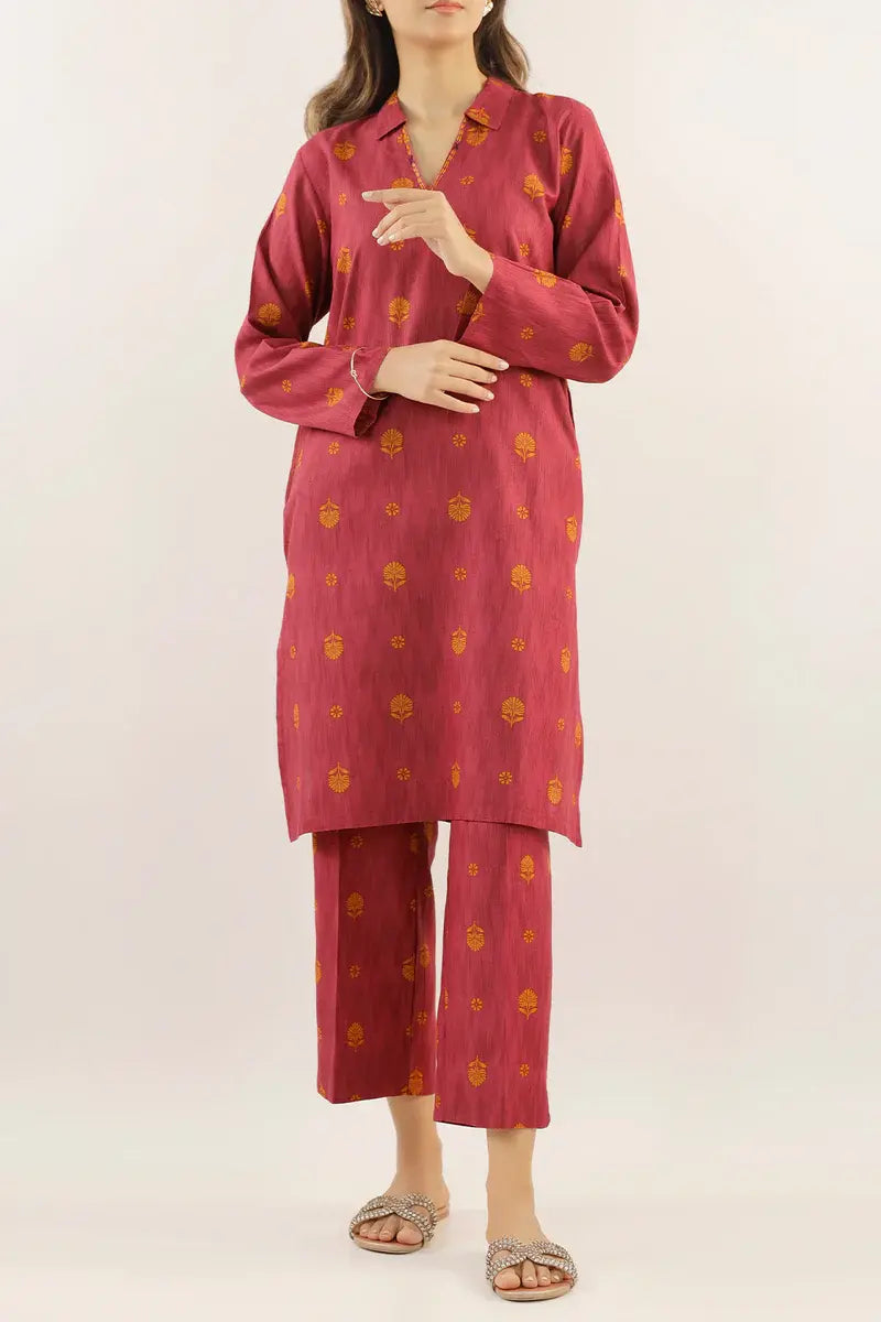 Printed Lawn Stitched 2 Piece (Shirt/Trouser).