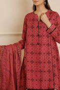 Printed Khaddar Stitched 2 Piece (Shirt/Trouser).