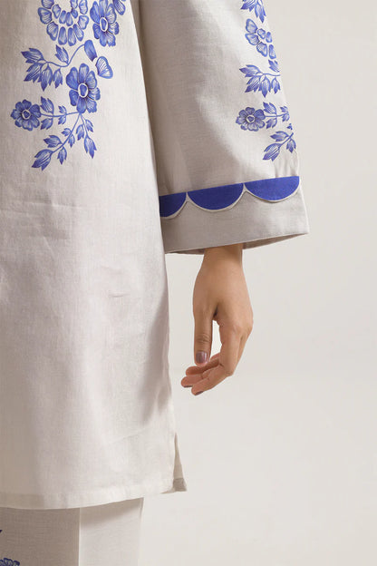 Printed Lawn Stitched 2 Piece (Shirt/Trouser)