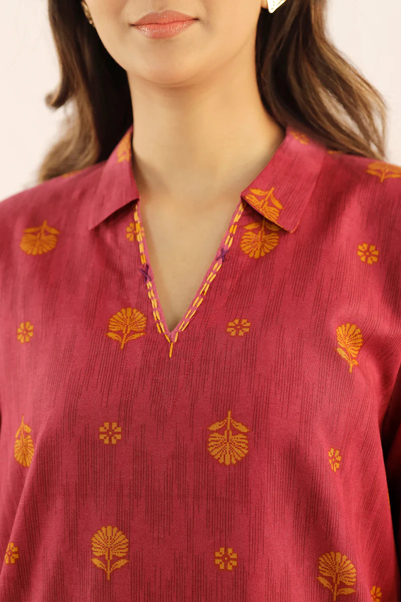 Printed Lawn Stitched 2 Piece (Shirt/Trouser)