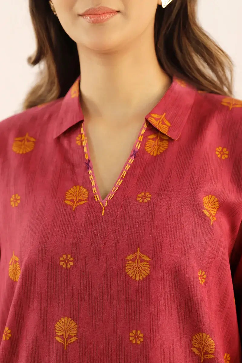 Printed Lawn Stitched 2 Piece (Shirt/Trouser).