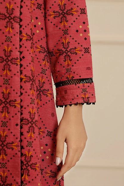 Printed Khaddar Stitched 2 Piece (Shirt/Trouser)