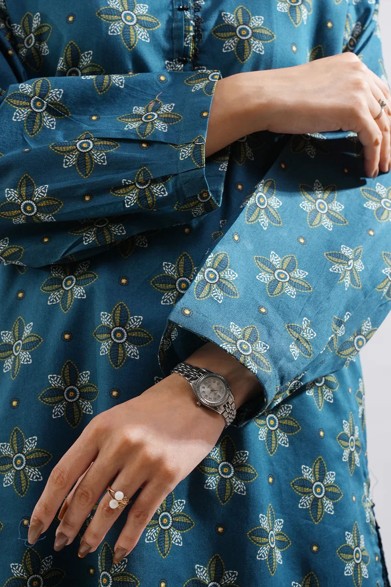 Printed Lawn Stitched 2 Piece (Shirt/Trouser)