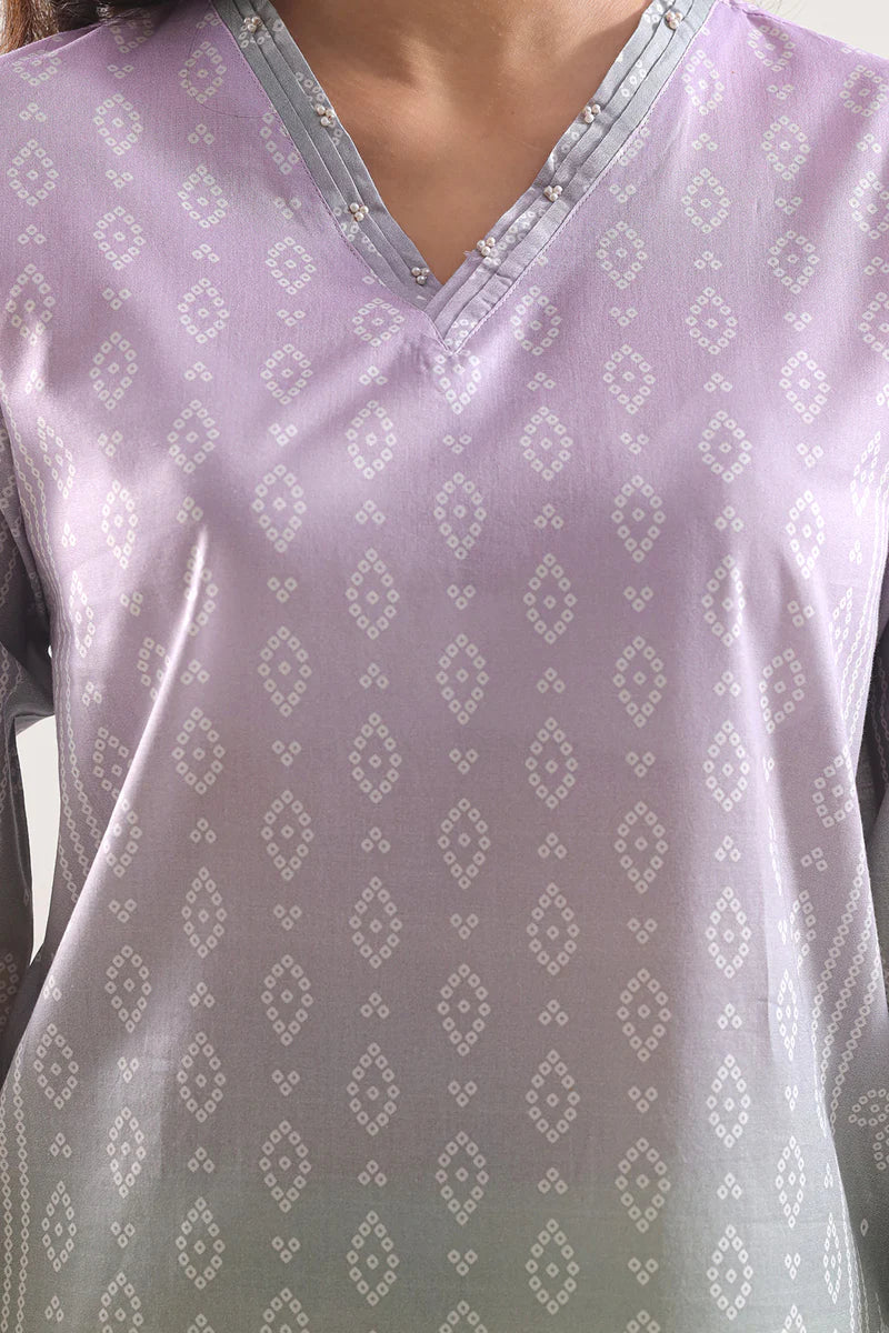 Printed Lawn Stitched 2 Piece (Shirt/Trouser).