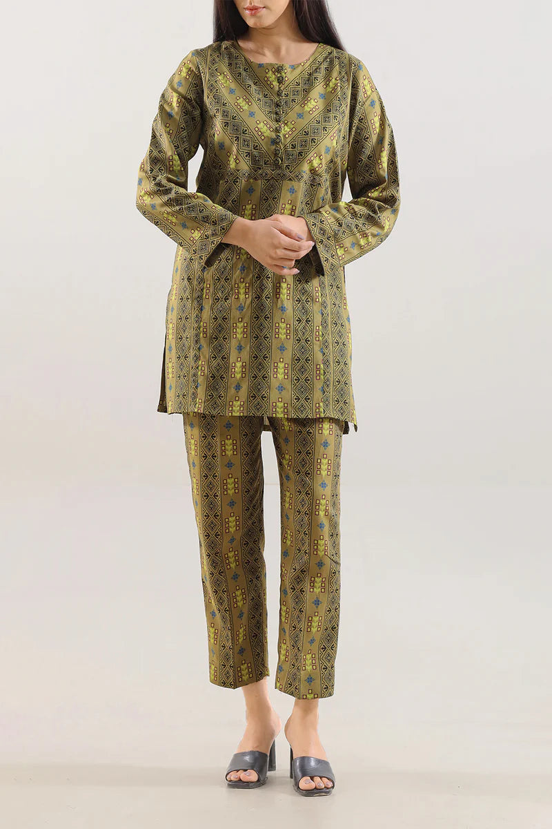 Printed Lawn Stitched 2 Piece (Shirt/Trouser)