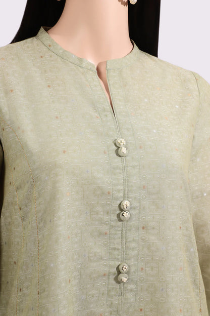 Cotton Jacquard Stitched 2 Piece (Shirt/Trouser)