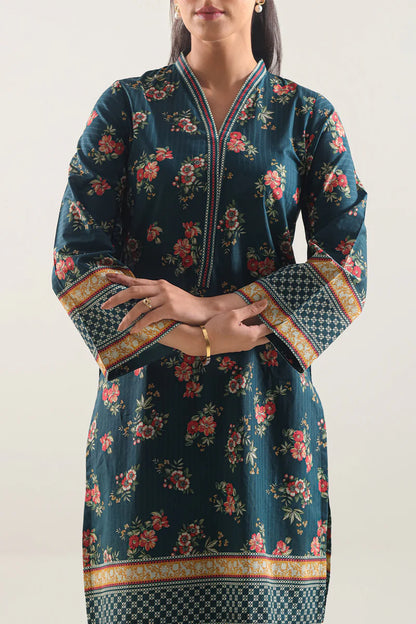 Printed Strip Lawn Stitched 2 Piece (Shirt/Trouser)