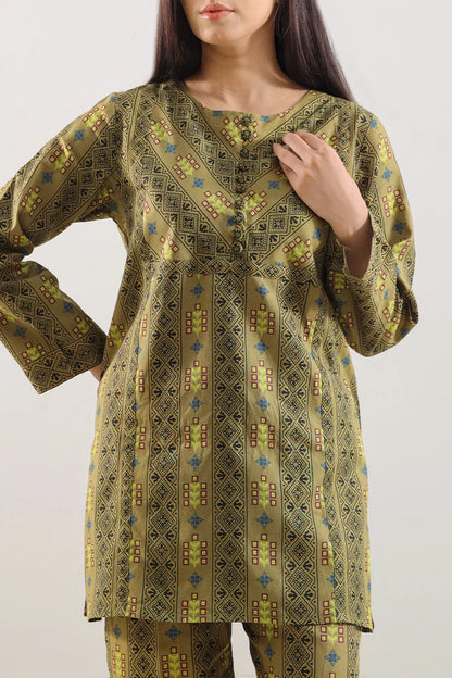 Printed Lawn Stitched 2 Piece (Shirt/Trouser)