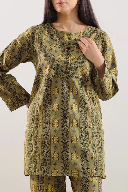 Printed Lawn Stitched 2 Piece (Shirt/Trouser)