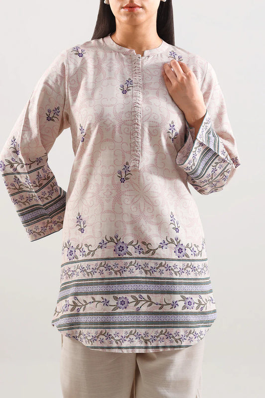 Printed Khaddar Stitched 2 Piece (Shirt/Trouser)