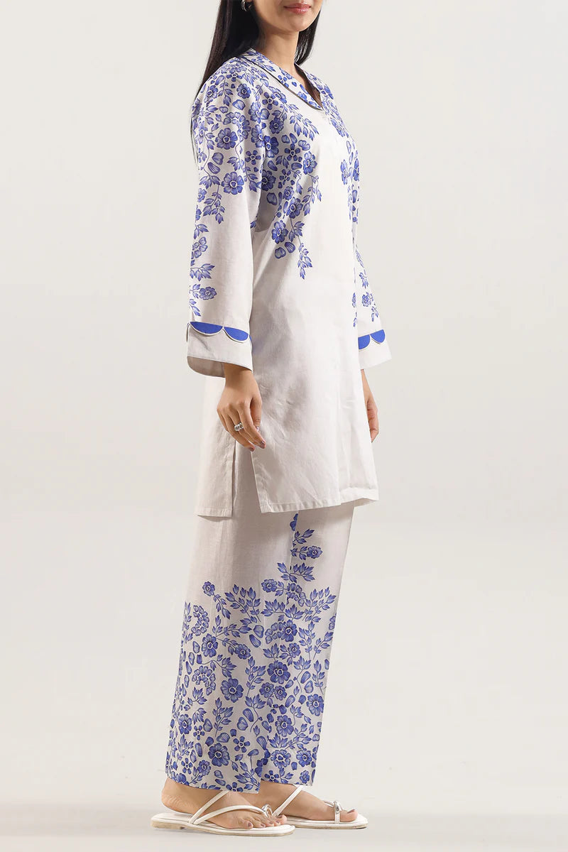 Printed Lawn Stitched 2 Piece (Shirt/Trouser)